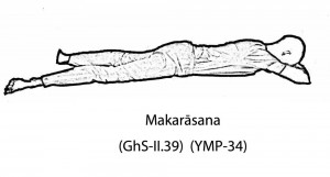Makarāsana