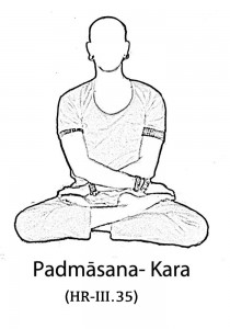 Padmāsana- Kara